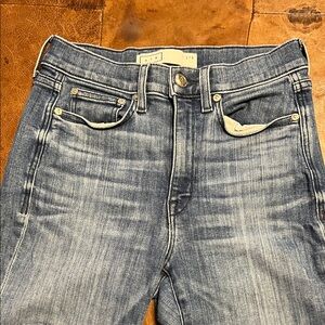 AYR The Pop denim jeans raw hem